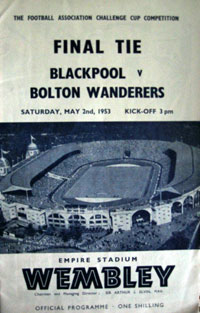 1953 FA Cup Final Programme