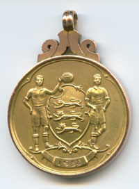 Hartle FA Cup winners medal 1958 back