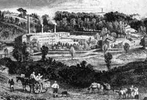 Farnworth Paper Mills, from an early engraving