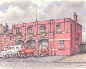 Farnworth fire station, Albert Road