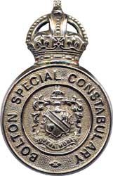 Bolton Police Badge