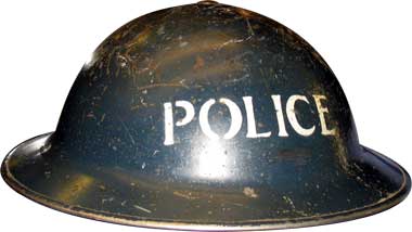 Wartime Police Steel Helmet