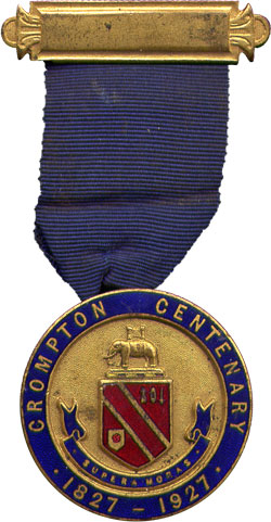 Crompton Centenary Medallion