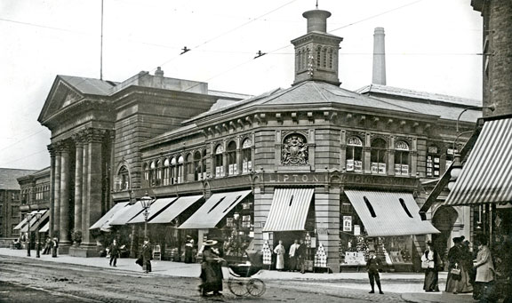 Market Hall exterior c 1900