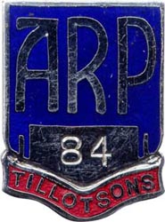 Tillotson's Arp lapel badge