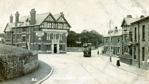 Doddcocker Inn and tram terminus
