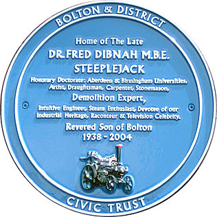 Fred Dibnah Blue Plaque