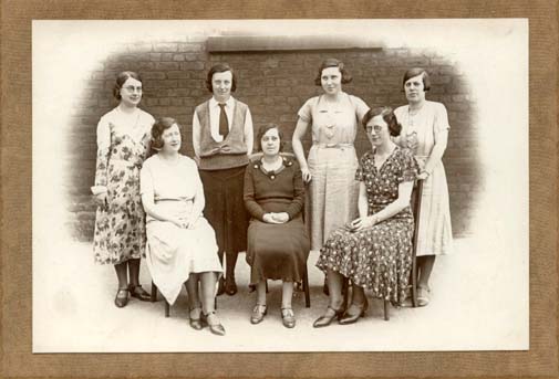 Saint Gregory's School, Farnworth - Infant school staff 1930s